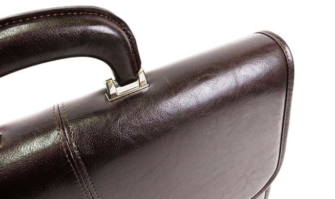 Мужской портфель из эко кожи JPB, TE-40 коричневый