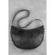 Сумка Круассан (кожа crazy horse) графит - черная Blanknote BN-BAG-12-g-kr