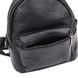 Женский кожаный рюкзак Borsa Leather 1t408-black