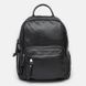Женский кожаный рюкзак Borsa Leather K12045-black