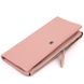 Кошелек-клатч из кожи с карманом для мобильного ST Leather 19313 Розовый
