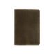 Натуральная кожаная обложка для паспорта 1.3 темно-коричневая Crazy Horse Blanknote BN-OP-1-3-o