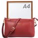 Женская сумка-клатч из качественного кожезаменителя AMELIE GALANTI (АМЕЛИ ГАЛАНТИ) A991457-red Бордовый