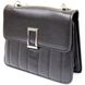 Горизонтальна компактна сумка зі шкірозамінника Vintage sale_14924 Чорна