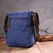 Цікава чоловіча сумка з текстилю 21267 Vintage Синя