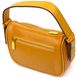 Красива сумка на плече крос-боді з натуральної шкіри 22100 Vintage Жовта