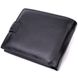 Чоловічий гаманець середнього розміру із натуральної шкіри ST Leather 22444 Чорний