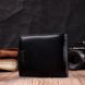 Чоловічий гаманець середнього розміру із натуральної шкіри ST Leather 22444 Чорний