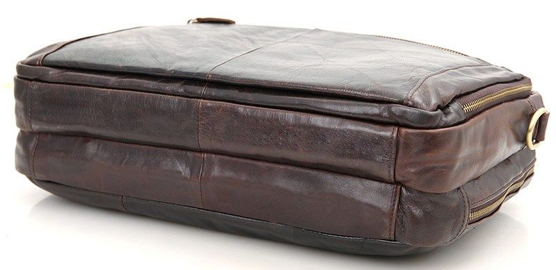 Сумка чоловіча сумка Vintage 14393 під ноутбук 15.6 дюймів Коричнева
