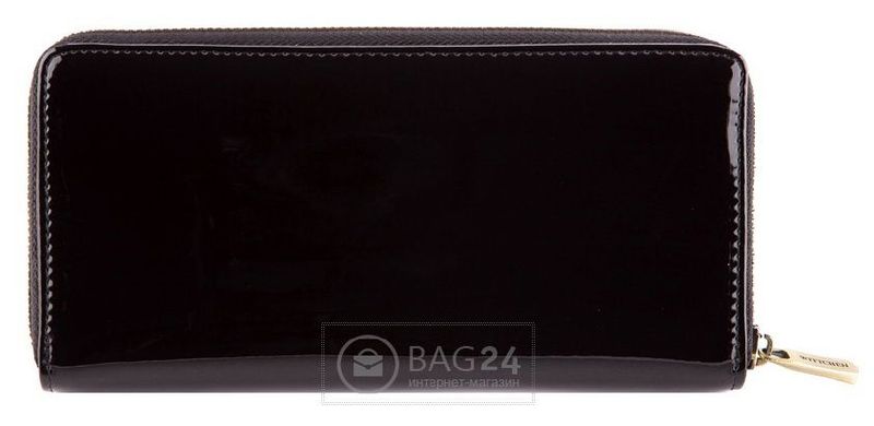 Дуже красивий жіночий гаманець з лакованої шкіри WITTCHEN 25-1-482-1, Чорний