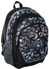 Молодежный рюкзак PASO 21L 15-367C черный/серый