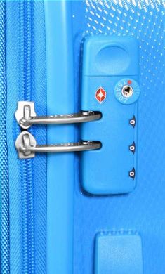 Надежный чемодан VIP COLLECTION GALAXY Turquoise 24 P101-02, Голубой
