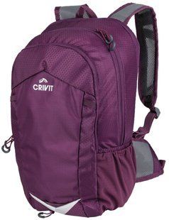 Спортивний рюкзак зі збільшенням об'єму та дощовиком Crivit 14+3L фіолетовий