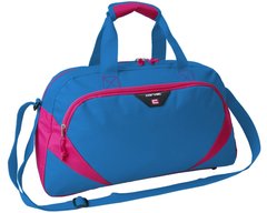 Жіноча спортивна сумка 24L Corvet синя з рожевим