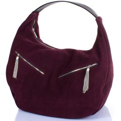 Женская дизайнерская замшевая сумка GALA GURIANOFF (ГАЛА ГУРЬЯНОВ) GG1300-17 Бордовый