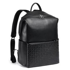 Стильний шкіряний чоловічий рюкзак Tiding Bag B3-157A Чорний