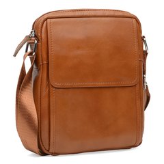 Мужская кожаная сумка Borsa Leather K1321-1-coniac