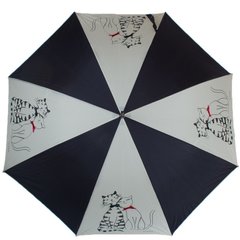 Зонт-трость женский полуавтомат GUY de JEAN (Ги де ЖАН) FRH13-13 Черный