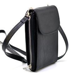 Женская сумка-чехол панч GA-2123-4lx TARWA чёрная кожа Черный