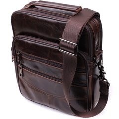 Чоловіча сумка у вінтажному стилі з натуральної шкіри Vintage sale_15064 Коричневий