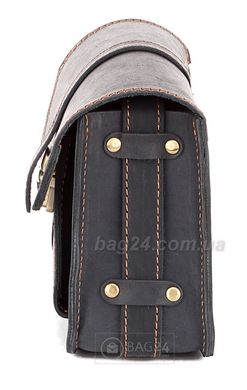 Стильная мужская кожаная сумка-барсетка через плечо 10014