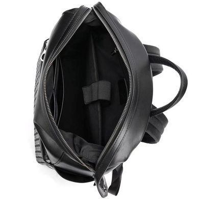 Стильный кожаный мужской рюкзак Tiding Bag B3-157A Черный