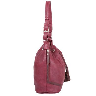 Женская сумка из качественного кожезаменителя LASKARA (ЛАСКАРА) LK10194-plum Бордовый