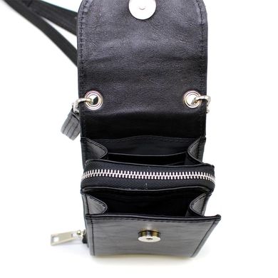 Женская сумка-чехол панч GA-2123-4lx TARWA чёрная кожа Черный