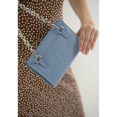 Женская кожаная сумка Luna голубая Blanknote TW-Luna-blue