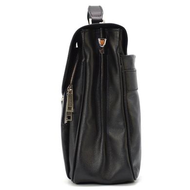 Кожаный мужской портфель на два отделения TARWA GA-2067-4lx Черный