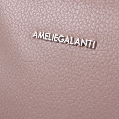 Жіноча сумка-клатч з якісного шкірозамінника AMELIE GALANTI (АМЕЛИ Галант) A991325-beige Бежевий