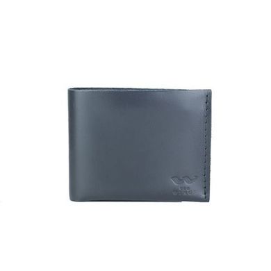 Натуральний шкіряний гаманець Mini з монетницьою синій Blanknote TW-CW-Mini-blue-ksr