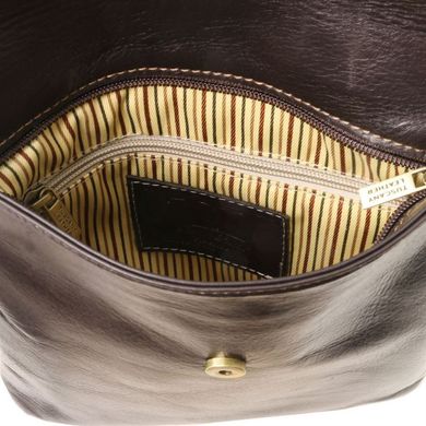 TL141511 Черный Morgan - Кожаная сумка на плечо от Tuscany