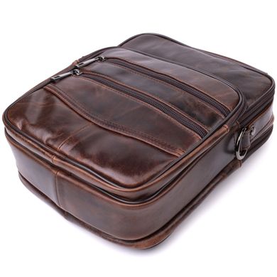 Мужская сумка в винтажном стиле из натуральной кожи Vintage sale_15064 Коричневый