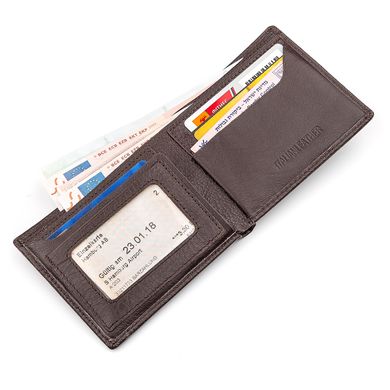 Мужской кошелек ST Leather 18320 (ST160) из натуральной кожи Коричневый