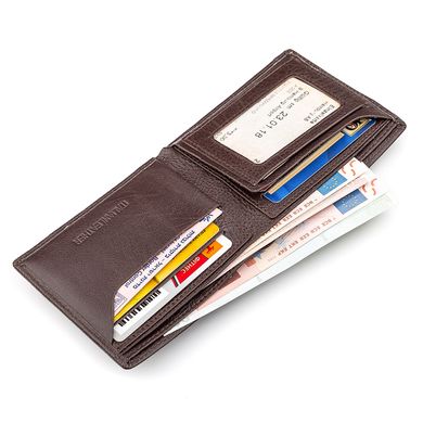 Чоловічий гаманець ST Leather 18320 (ST160) з натуральної шкіри Коричневий