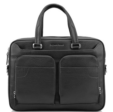 Деловая мужская кожаная сумка Royal Bag RB8-1001A Черный