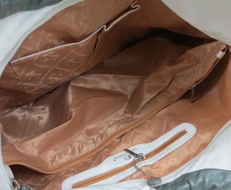 Жіноча шкіряна сумка Giorgio Ferretti біла