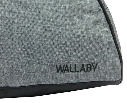 Небольшая спортивная сумка, 16 л Wallaby 213-3 серая