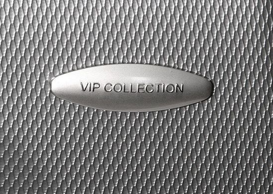 Валіза дорожня середня Vip Collection Galaxy срібляста 66-78л полікарбонат (G 24 Silver) G.24.Silver