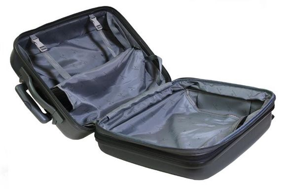 Добротный чемодан VIP COLLECTION GALAXY Antracite 24, Серый