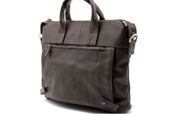 Шкіряна чоловіча сумка коричнева TARWA, GC-7120-2md Коричневий