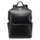Стильний шкіряний чоловічий рюкзак Tiding Bag B3-157A Чорний