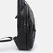 Чоловічий рюкзак шкіряний через плече Keizer K11802bl-black