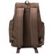 Городской рюкзак из Canvas и лошадиной кожи, коричневый BP-001BR Коричневый