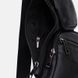 Чоловічий рюкзак шкіряний через плече Keizer K13761bl-black