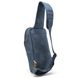 Шкіряний рюкзак слінг на одне плече TARWA RK-0910-4lx Синій