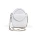 Натуральна шкіряна жіноча міні-сумка Kroha біла флотар Blanknote TW-Kroha-white-flo