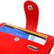 Яскравий жіночий гаманець із натуральної зернистої шкіри CANPELLINI 21690 Червоний