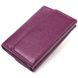Красивий жіночий гаманець із натуральної шкіри флотар CANPELLINI 21589 Фіолетовий